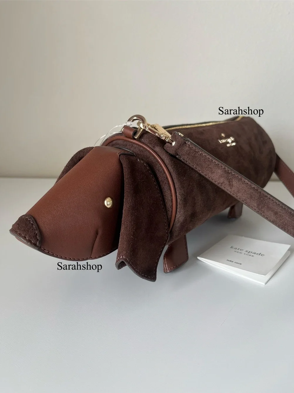 ♠️Kate Spade Charlie Dachshund Dog Novelty Crossbody Bag